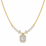 Elora Solitaire Diamond Necklace