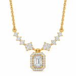 Elora Solitaire Diamond Necklace