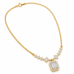 Elora Solitaire Diamond Necklace
