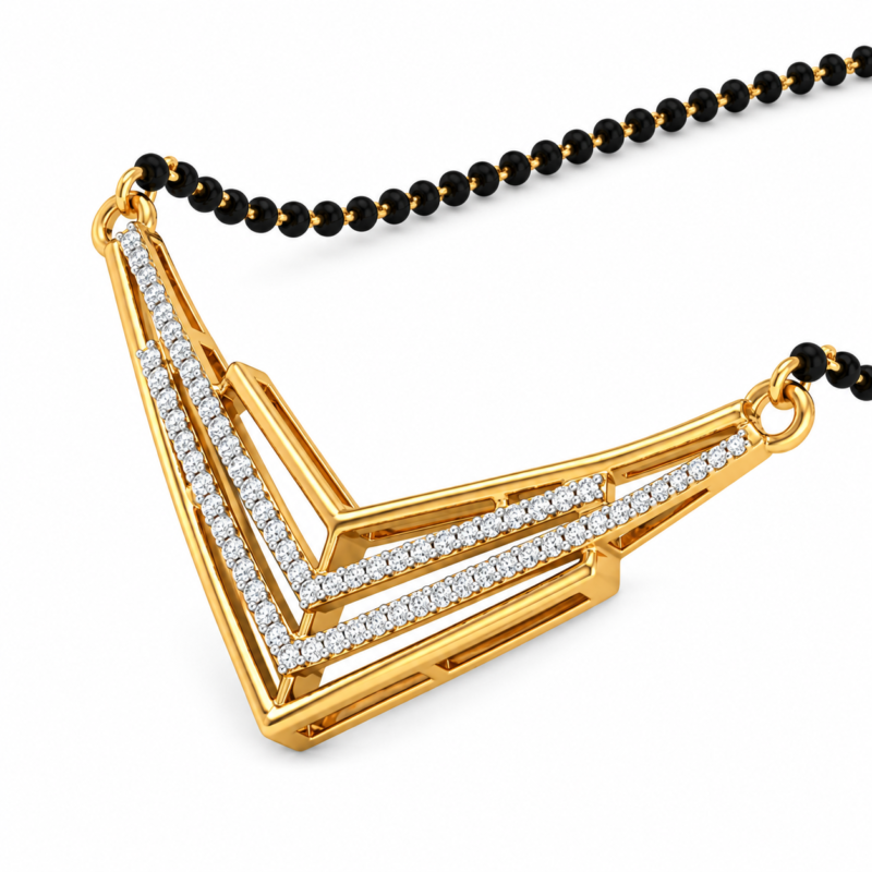 Fiona Diamond Mangalsutra By Diamondiary