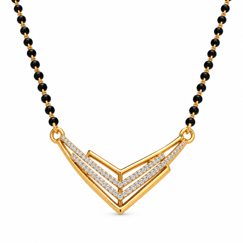 Fiona Diamond Mangalsutra By Diamondiary
