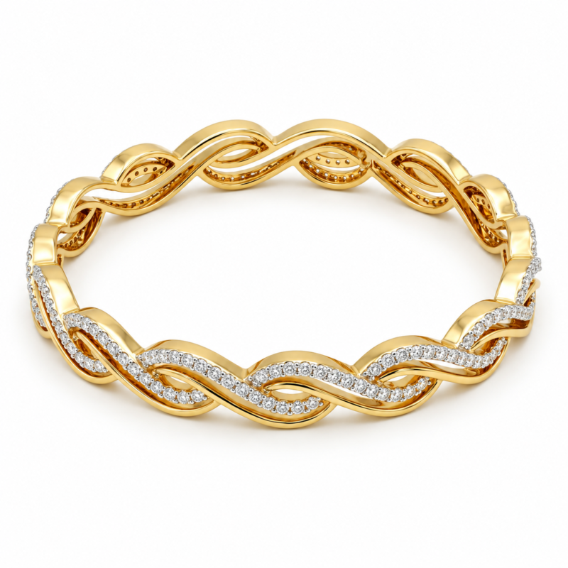 Ivanna Diamond Bangles By Diamondiary