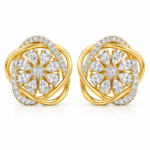 Leia Diamond Stud Earrings By Diamondiary