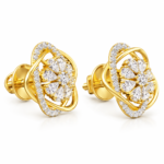 Leia Diamond Stud Earrings By Diamondiary