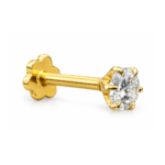 Luella Solitaire Diamond Nose Screw By Diamondiary