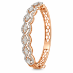 Nyomi Marquise Diamond Bangle By Diamondiary