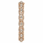 Nyomi Marquise Diamond Bangle By Diamondiary