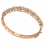 Nyomi Marquise Diamond Bangle By Diamondiary