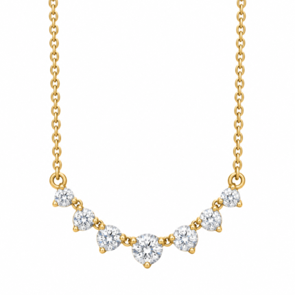 Sasha Solitaire Diamond Necklace By Diamondiary