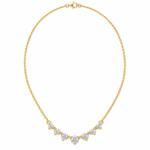 Sasha Solitaire Diamond Necklace By Diamondiary