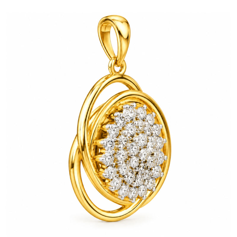 Gloria Diamond Pendant By Diamondiary