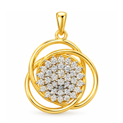 Gloria Diamond Pendant By Diamondiary