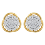 Gloria Diamond Stud Earrings By Diamondiary