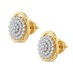 Gloria Diamond Stud Earrings By Diamondiary