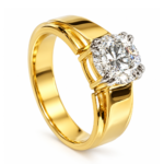 Julian Solitaire Diamond Ring for Men By Diamondiary