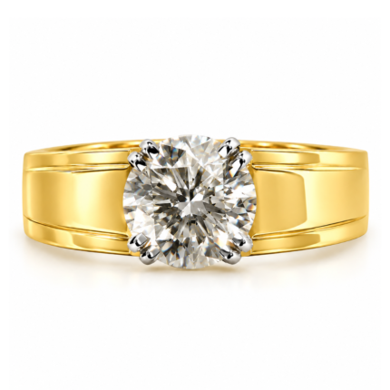 Julian Solitaire Diamond Ring for Men By Diamondiary