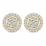 Samara Diamond Stud Earrings By Diamondiary
