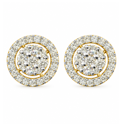 Samara Diamond Stud Earrings By Diamondiary